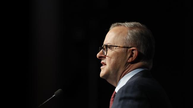 Mr Albanese said he would be working with local governments. Picture: Jonathan Ng