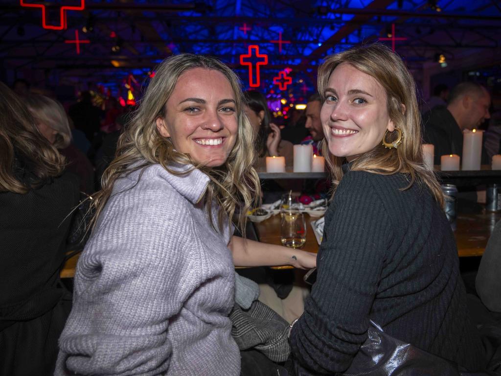 Hollie Moreno and Maevie Mcavoy at Winter Feast 2025 in Hobart. Picture: Caroline Tan