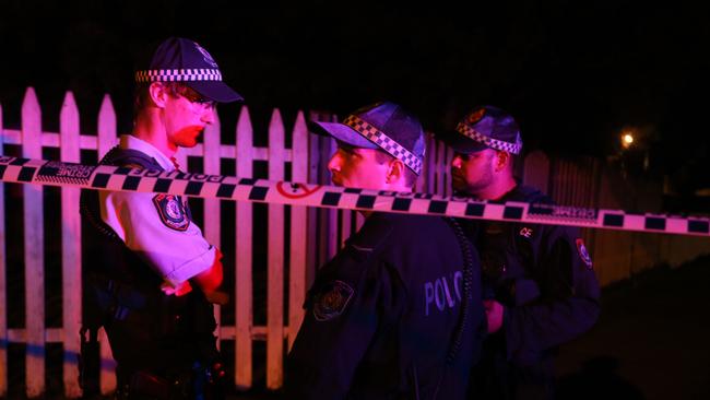 The man was able to stagger into a nearby home to seek help. Picture: Adam Taylor