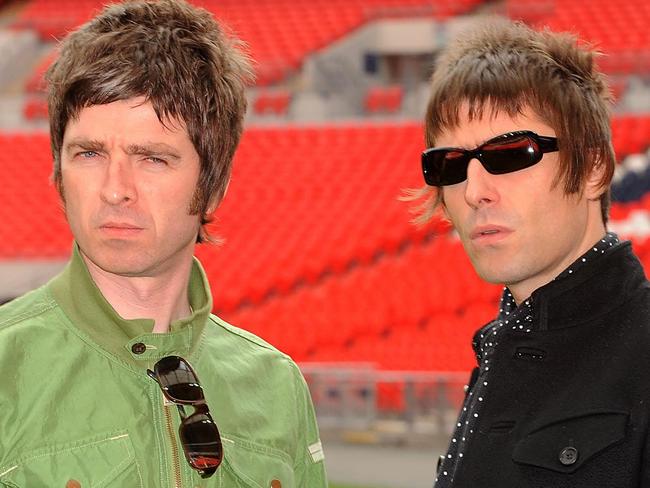 Noel and Liam Gallagher of Oasis. Picture: Getty Images