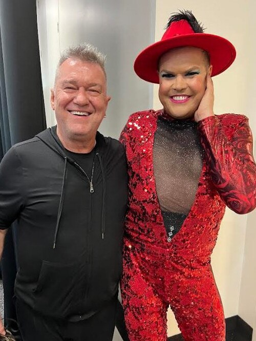 Hans and Jimmy Barnes at the Logies 2022.