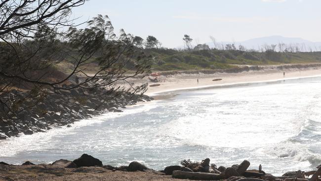 The beach at The Wreck in Byron Bay has been subject to erosion. Picture: Liana Boss