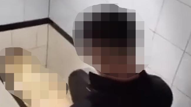 The NRL integrity unit is investigating a high-profile NRL star after footage emerged of him engaged in sex in a public toilet.