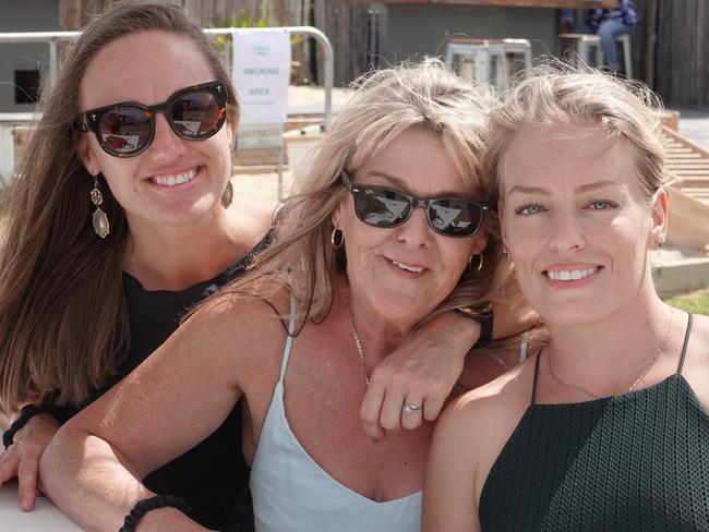 Tahlia Foulis, Linda Swanson and Jess Hancock. The Coffs Coast Food & Wine Festival at Jetty Beach House, November 27, 2022. Picture: Chris Knight