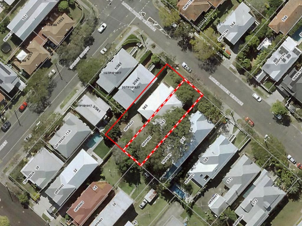 The property residents are warning the development will cause “more flooding” to neighbouring properties. Picture: Supplied / Brisbane City Council