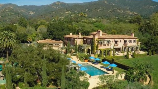 Meghan Markle and Prince Harry’s home in Montecito, in Santa Barbara, California.