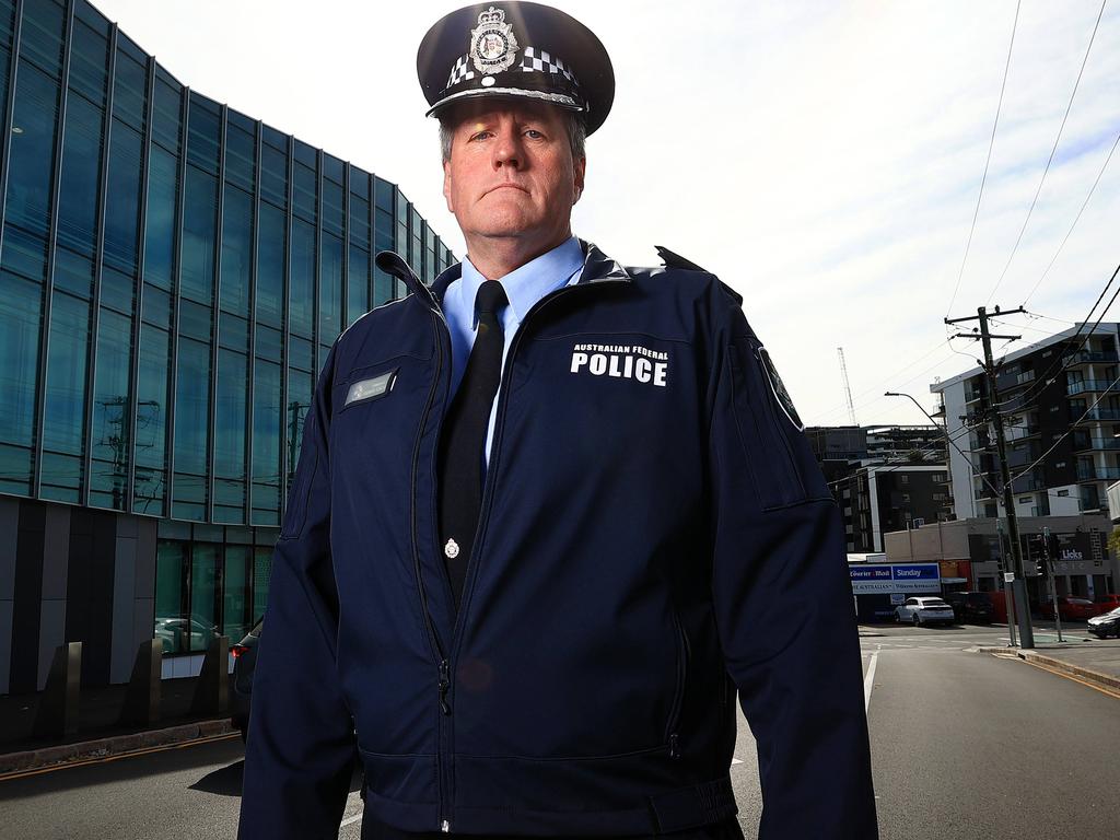 AFP’s National Anti-Gangs Squad Commander Andrew Donoghoe. Picture: Adam Head