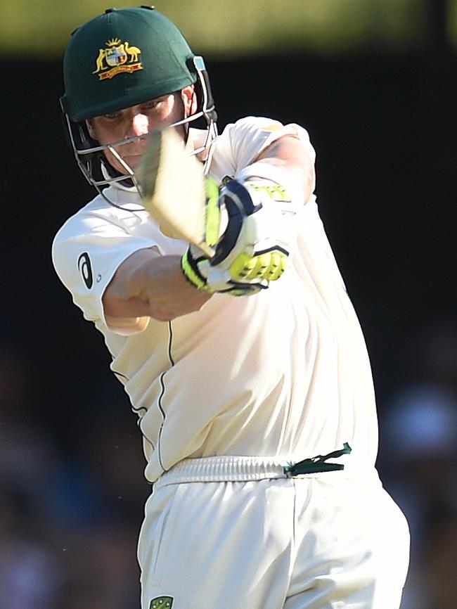 Australia captain Steve Smith bats against Pakistan.