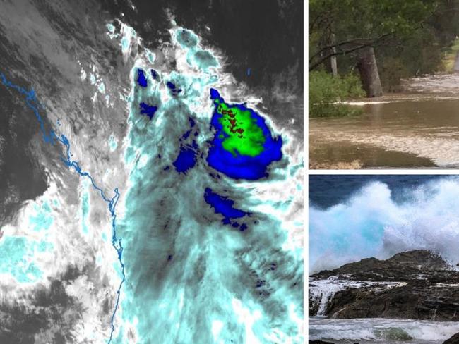 Heavy rain has caused flash flooding in southeast Queensland. Photo: Supplied