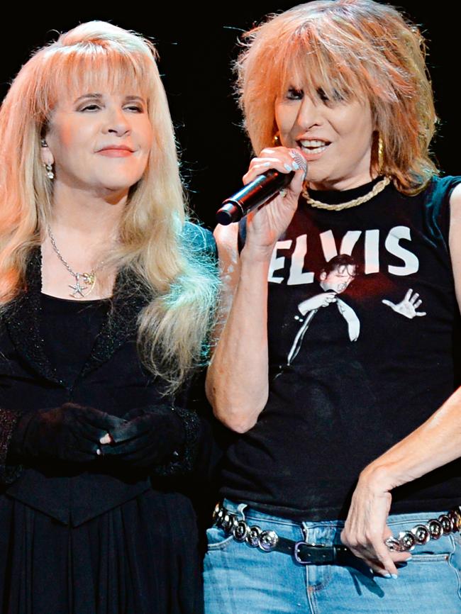 Stevie Nicks (L) and Chrissie Hynde perform in 2016.  Picture:  Supplied