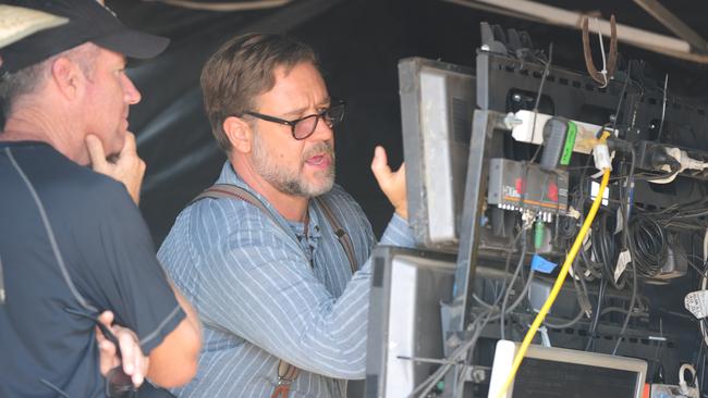 Russell Crowe stars and directs his first film The Water Diviner in 2014. Picture: Mark Brake