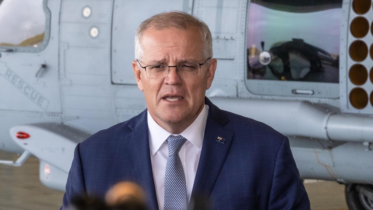 Prime Minister Scott Morrison has conceded Mr Tudge was ‘late’ to register the transfer, but insists he was not in breach of the Ministerial code. Picture: Jason Edwards