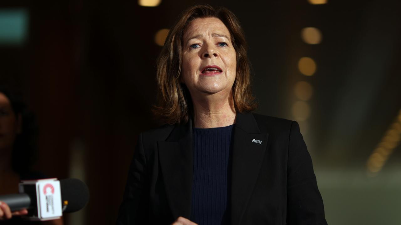 ACTU president Michele O'Neil said the government’s refusal to pay superannuation on paid parental leave was sending women’s equity backwards. Picture: NCA NewsWire / Gary Ramage