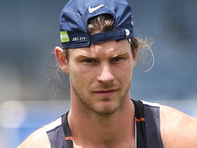 Bryce Gibbs during Carlton Training at Ikon Park on Wednesday, January 6, 2016, Parkville, Victoria, Australia. Picture: Hamish Blair