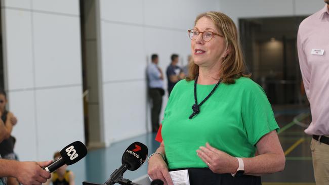 Infrastructure Minister Catherine King confirmed funding for Ballarat, Mildura, Maryborough, Yarrawonga and Warrnambool airports. Picture: Samuel Davis