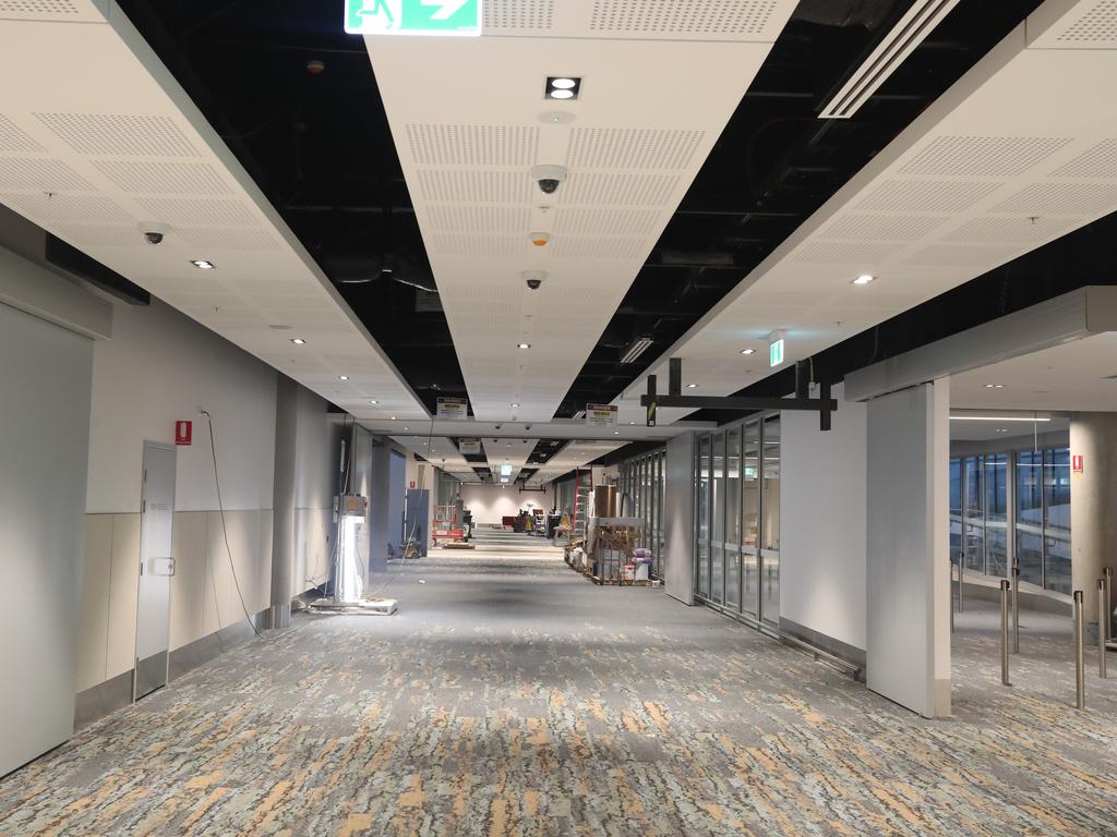 Inside Gold Coast Airport's new $500m terminal expansion. Picture Glenn Hampson.