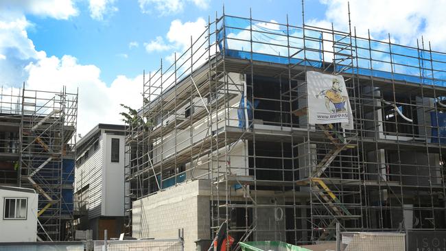 Uncompleted construction at Ison Street, Morningside.