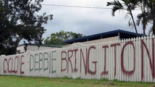 Defiant in the face of Cyclone Debbie: Source: Twitter @JointCyclone