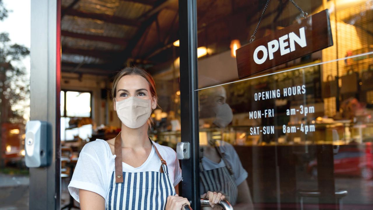 Staff will be required to wear masks inside cafes but patrons won’t have to as long as they are seated.