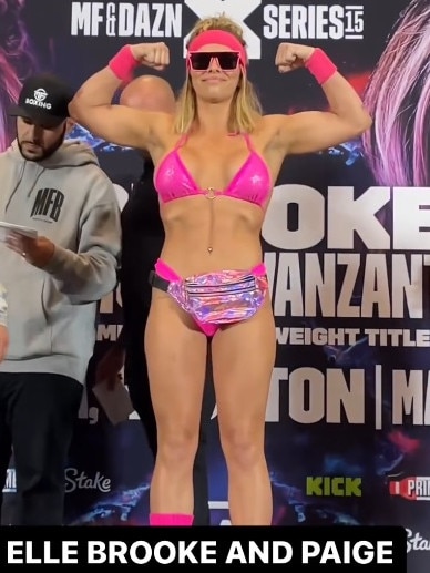 Paige Vanzant weighs in ahead of fight