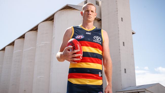 Former Adelaide Crows star Sam Jacobs has joined Flagstaff Hill for SFL season 2023. Picture: Matt Turner