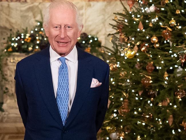 LONDON, UNITED KINGDOM - DECEMBER 11:  (Alternate crop of #2190590362) In this image released on December 23, 2024, King Charles III records his Christmas message at the Fitzrovia Chapel on December 11, 2024 in London, England. (Photo by Aaron Chown - WPA Pool/Getty Images)