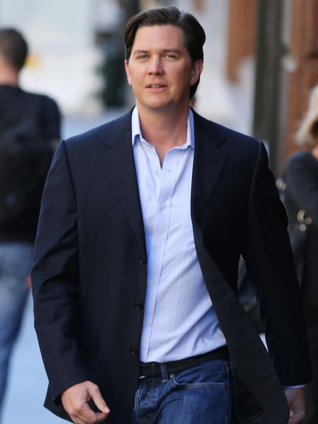Rinehart’s son John Hancock launched legal action against his mother in October 2014. Picture: Sam Mooy