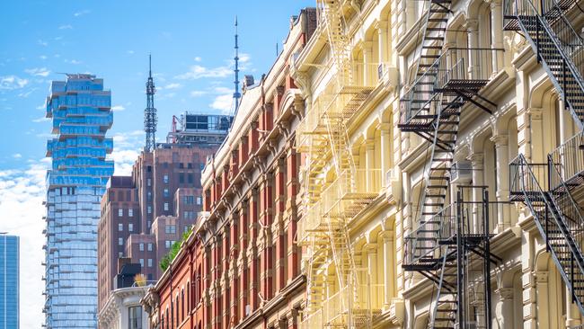 The Jenga Building from the streets of Soho.