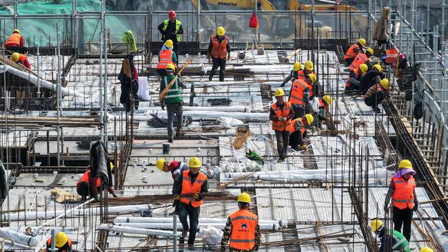 ‘These days, demographics and urbanisation are exhausted, leading to a perpetual property bust’. Picture: AFP