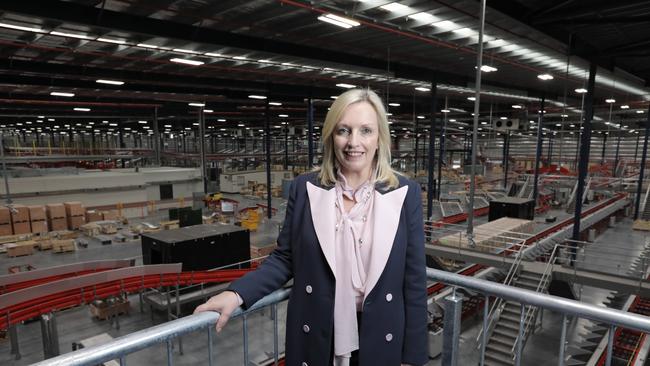 Australia Post chief executive Christine Holgate. Picture: Mark Cranitch.