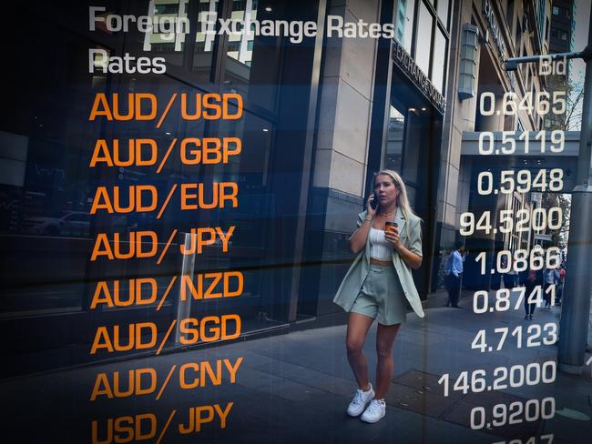 SYDNEY, AUSTRALIA : Newswire Photos AUGUST 30 2023: A general view of the digital boards at the ASX in Sydney. Picture: NCA Newswire/ Gaye Gerard