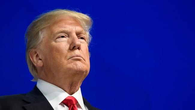 US President Donald Trump will deliver his first State of the Union address tomorrow. Picture: AFP