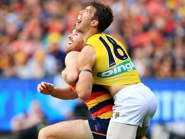 Alex Rance in action during the Tigers’ grand final triumph. Picture: Mark Stewart