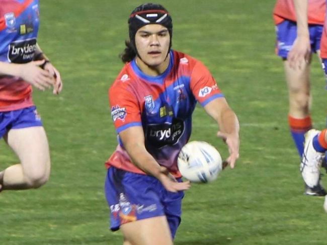 Daniel Meafou playing for the Western Suburbs Devils. Photo: Contributed