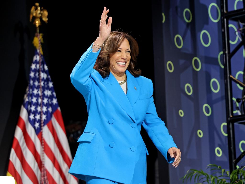 There is not even consensus about whether Vice President Kamala Harris is an appropriate replacement. Picture: Getty Images