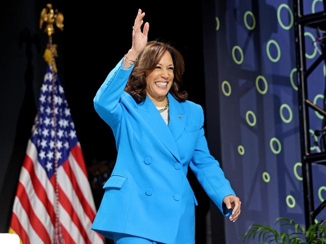 There is not even consensus about whether Vice President Kamala Harris is an appropriate replacement. Picture: Getty Images