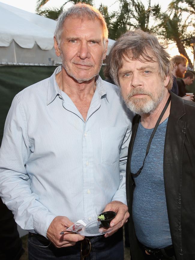 Harrison Ford and Mark Hamill. Picture: Getty