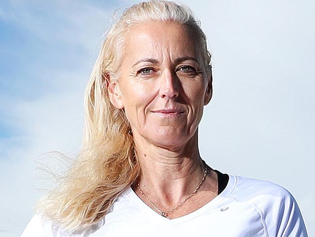 DAILY TELEGRAPH - Pictured at Bondi Beach today is Australia Olympic Beach Volleyball legend Kerry Pottharst. Picture: Tim Hunter.