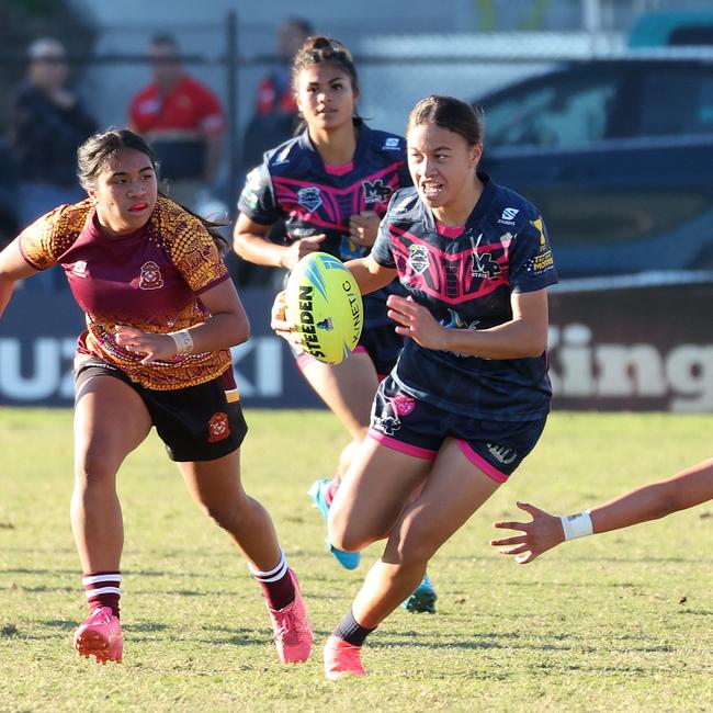 Schoolgirls Cup Mabel Park vs. St. James, Stones Corner. Picture: Liam Kidston