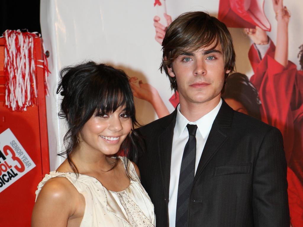 Efron (alongside co-star and ex-girlfriend Vanessa Hudgens) first found fame in the High School Musical franchise.