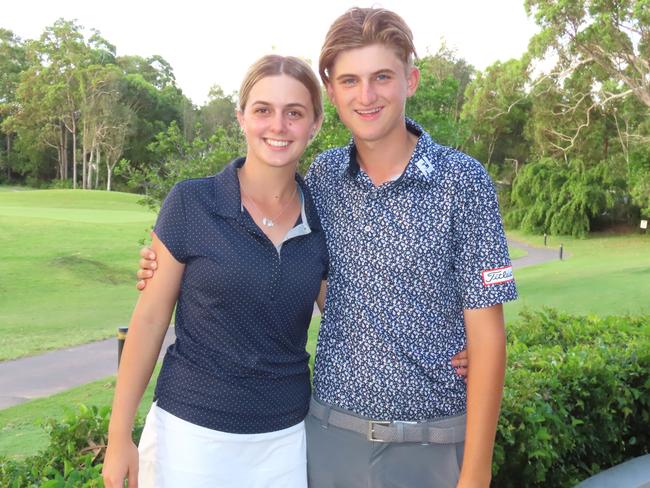 Kate McFarlane and Harry Takis – champions once again. Picture: Courtesy Invincibles Tour