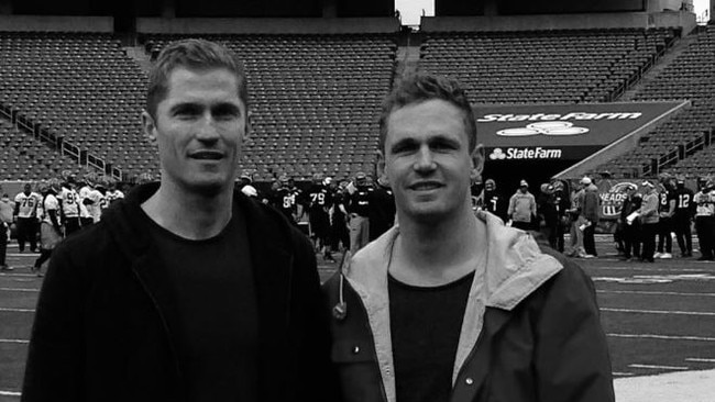 Joel Selwood's tribute to his brother Adam on Instagram.