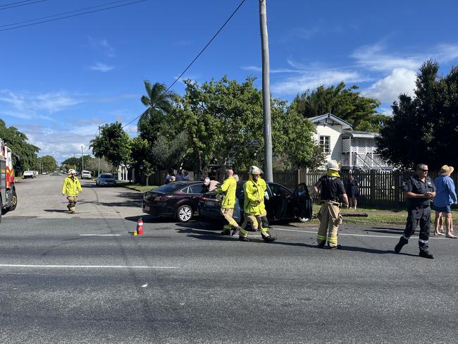 Residents reported hearing a loud bang as emergency crew assessed the scene unfolding on Evan St.