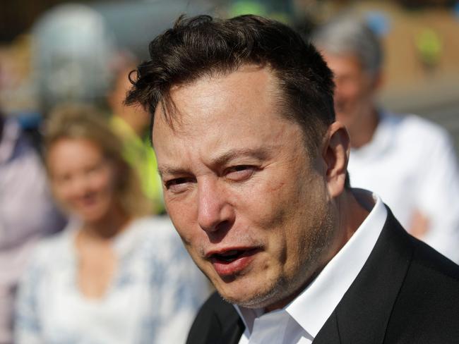 Optus’s deal to allow text messages via Elon Musk’s Starlink has been delayed. Picture: AFP