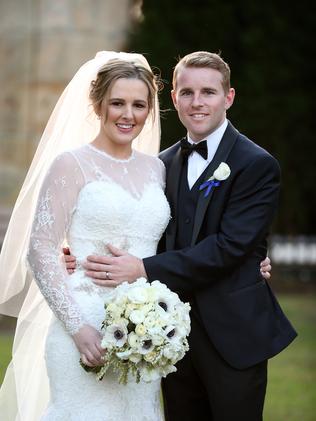 Jockey Tommy Berry marries long-time sweetheart Sharnee Nisbet | Herald Sun