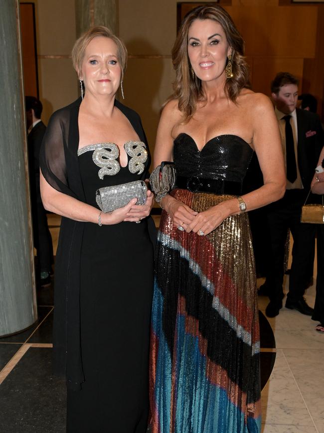 Sarah Ferguson and Peta Credlin. Picture: Getty Images