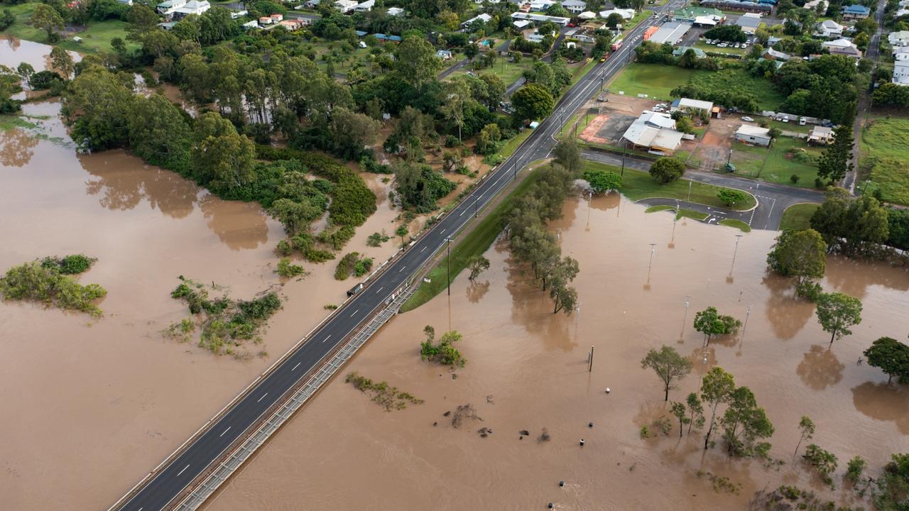 A bigger flood than the one experienced in January hits Maryborough.