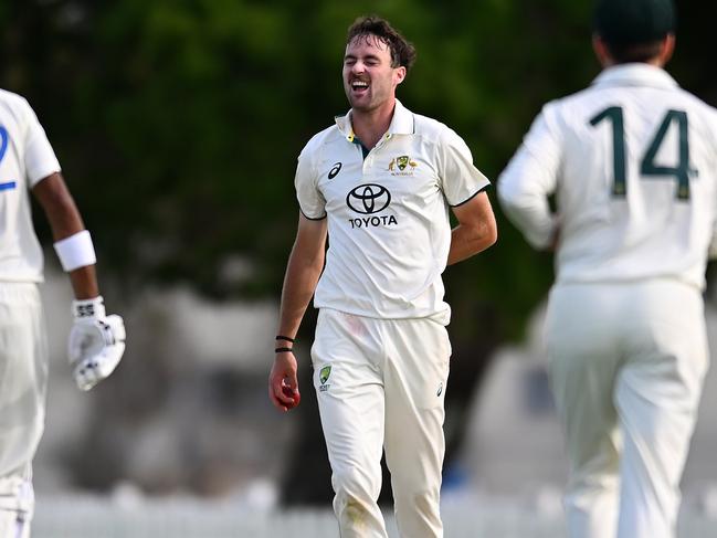 Jordan Buckingham has succumbed to a suspected side strain. Picture: Albert Perez/Getty Images