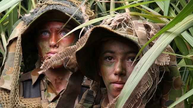 Qweekend. BCM. 8/3/14. Military Cadets. Photography David Kelly Picture: Kelly David