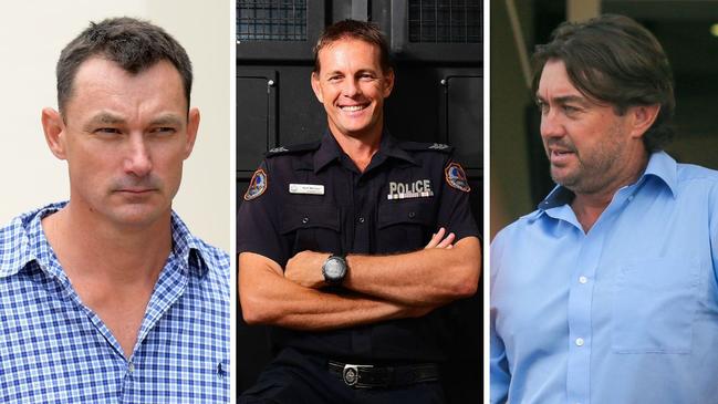 Helicopter pilot Michael Burbidge, former police officer Neil Mellon, and Outback Wrangler star Matt Wright.